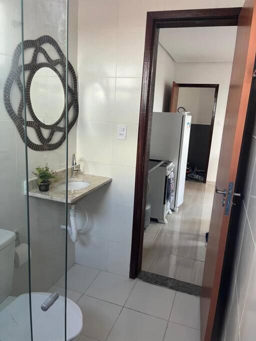 פיירה דה סנטנה Flat Charmoso Entre 2 Avenidas מראה חיצוני תמונה